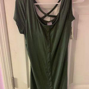 Never worn! Army green dress